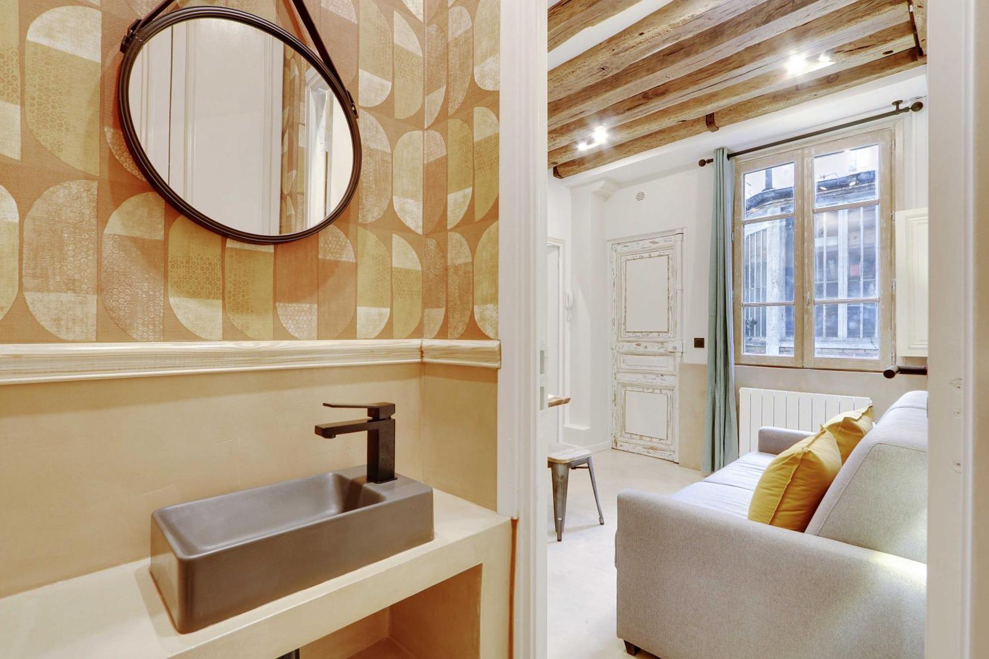 Authentic Apartment - 1Br-4P - Le Marais Paris Exterior foto